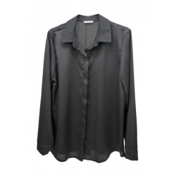 copy of  Chemise Fluide Satinée noire – Élégance & Confort
