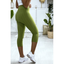 Legging corsaire Push Up vert très fashion