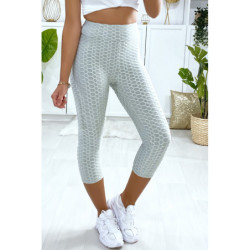 Legging corsaire Push Up gris très fashion