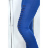 Legging royal effilé à l'avant et doublé en dentelle