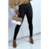 Legging noir effet 3D motif Python