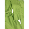 Ensemble 3 pièces gilet débardeur et pantalon palazzo anis