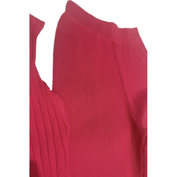 Ensemble 3 pièces gilet débardeur et pantalon palazzo fuchsia