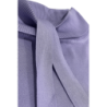 Ensemble pull col roulé tombant over size et palazzo violet