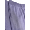 Ensemble pull col roulé tombant over size et palazzo violet