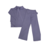 Ensemble pull col roulé tombant over size et palazzo violet