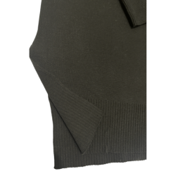Ensemble pull col roulé tombant over size et palazzo noir