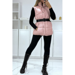 Superbe doudoune rose matelassé 4 en 1