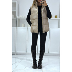 Superbe doudoune taupe matelassé 4 en 1