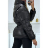 Superbe doudoune noire matelassé 4 en 1