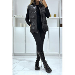 Superbe doudoune noire matelassé 4 en 1