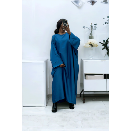 Abaya bleu over size (36-52) coupe kimono