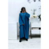 Abaya bleu over size (36-52) coupe kimono