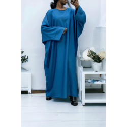 Abaya bleu over size (36-52) coupe kimono