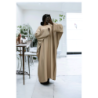 Abaya beige over size (36-52) coupe kimono