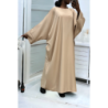 Abaya beige over size (36-52) coupe kimono
