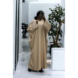 Abaya beige over size (36-52) coupe kimono
