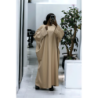 Abaya beige over size (36-52) coupe kimono