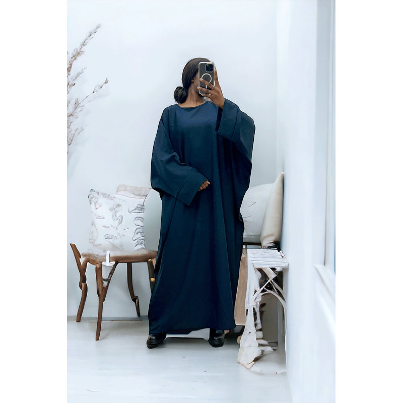 Abaya marine over size (36-52) coupe kimono