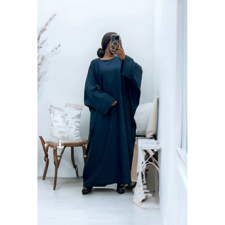 Abaya marine over size (36-52) coupe kimono