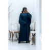 Abaya marine over size (36-52) coupe kimono