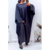 Abaya marine over size (36-52) coupe kimono
