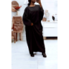 Abaya noire très ample (36-52) coupe kimono