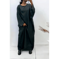 Abaya noire très ample (36-52) coupe kimono