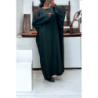 Abaya noire très ample (36-52) coupe kimono