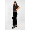 Pantalon Italy Moda Pantalon en velours côtelé 224056