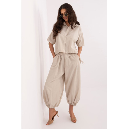 Pantalon Italy Moda Pantalon en velours côtelé 226233