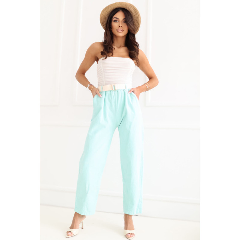 Pantalon Italy Moda Pantalon en velours côtelé 230167