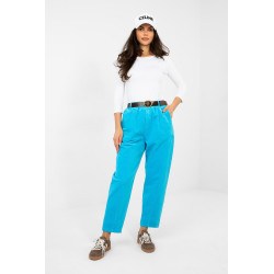 Pantalon Italy Moda Pantalon en velours côtelé 224057