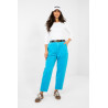 Pantalon Italy Moda Pantalon en velours côtelé 224057