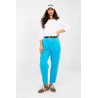 Pantalon Italy Moda Pantalon en velours côtelé 224057