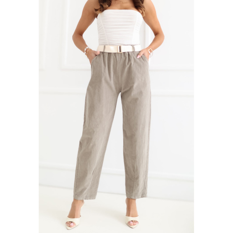 Pantalon Italy Moda Pantalon en velours côtelé 230168