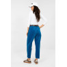 Pantalon Italy Moda Pantalon en velours côtelé 224058