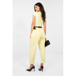 Pantalon Italy Moda Pantalon en velours côtelé 224382