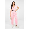 Pantalon Italy Moda Pantalon en velours côtelé 224383
