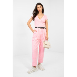 Pantalon Italy Moda Pantalon en velours côtelé 224383