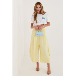 Pantalon Italy Moda Pantalon en velours côtelé 226449