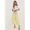 Pantalon Italy Moda Pantalon en velours côtelé 226449