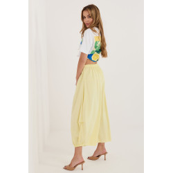 Pantalon Italy Moda Pantalon en velours côtelé 226449