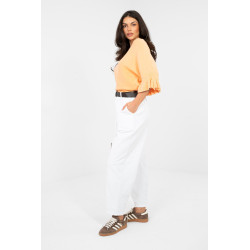 Pantalon Italy Moda Pantalon en velours côtelé 224384