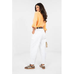 Pantalon Italy Moda Pantalon en velours côtelé 224384