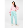 Pantalon Italy Moda Pantalon en velours côtelé 224385