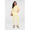 Pantalon Italy Moda Pantalon en velours côtelé 224840