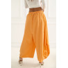 Pantalon Italy Moda Pantalon en velours côtelé 226454