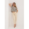 Pantalon Italy Moda Pantalon en velours côtelé 226478