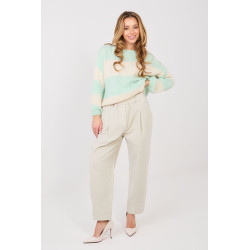 Pantalon Italy Moda Pantalon en velours côtelé 224386